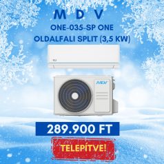   MDV ONE-035-SP ONE oldalfali split klíma (3,5 kW) TELEPÍTVE!